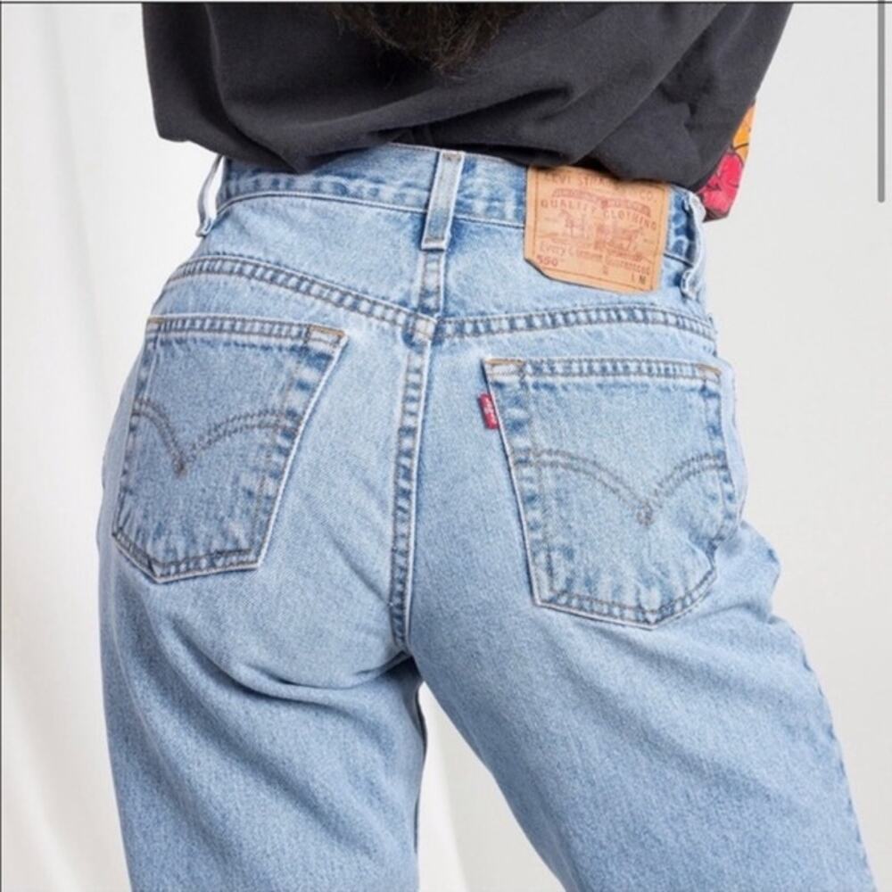 Vintage Y2K Levi's 550 Relaxed Bootcut Jeans Womens size 10 W 30 Stretch